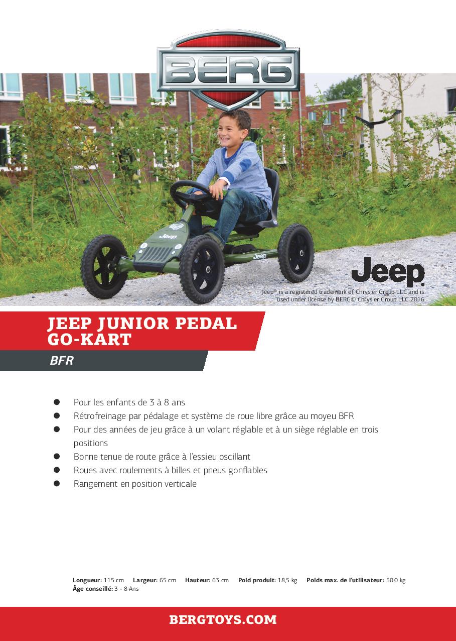 Jeep® Junior Pedal Go-kart